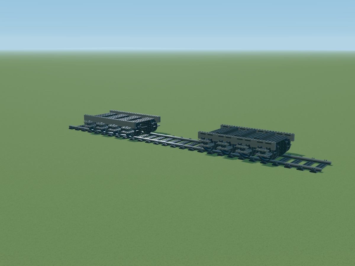 Rear bogie frame