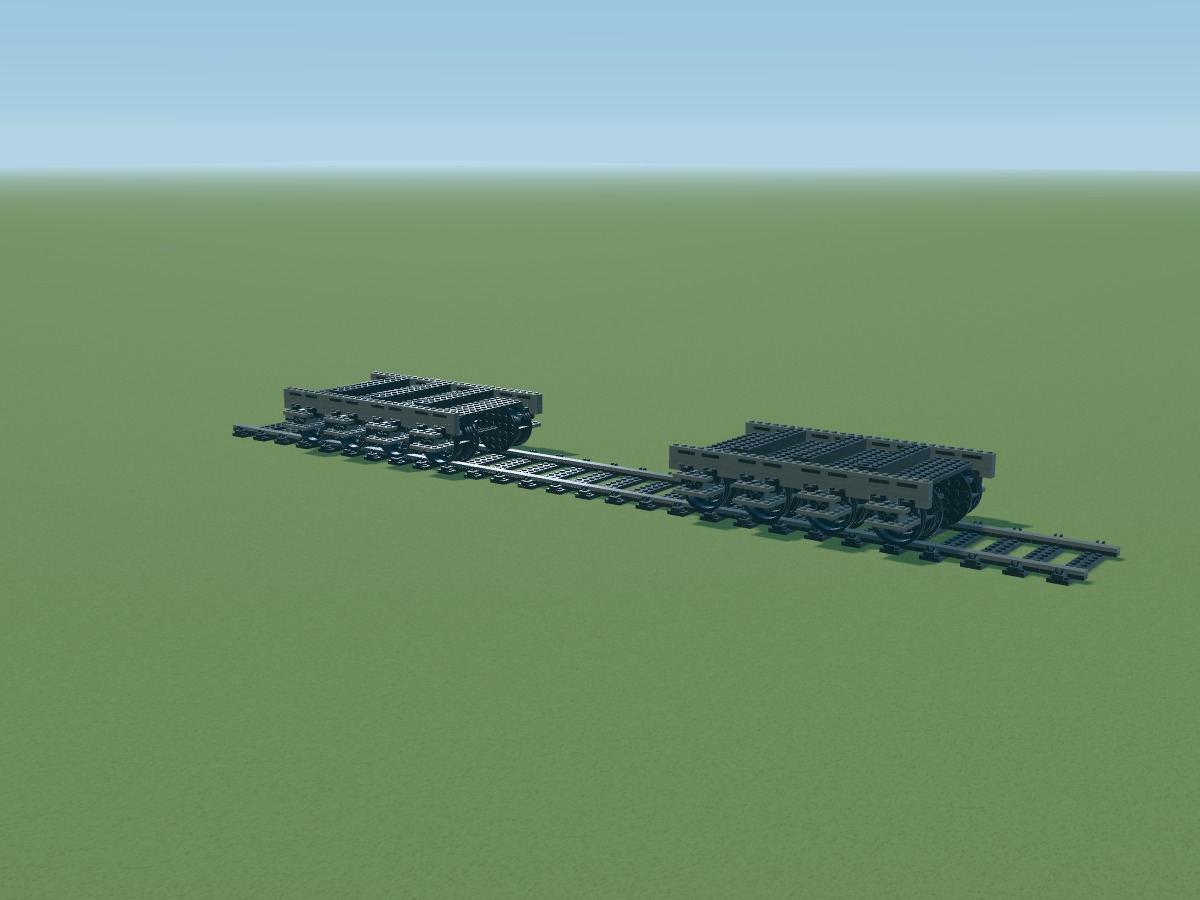 Rear bogie cross-members