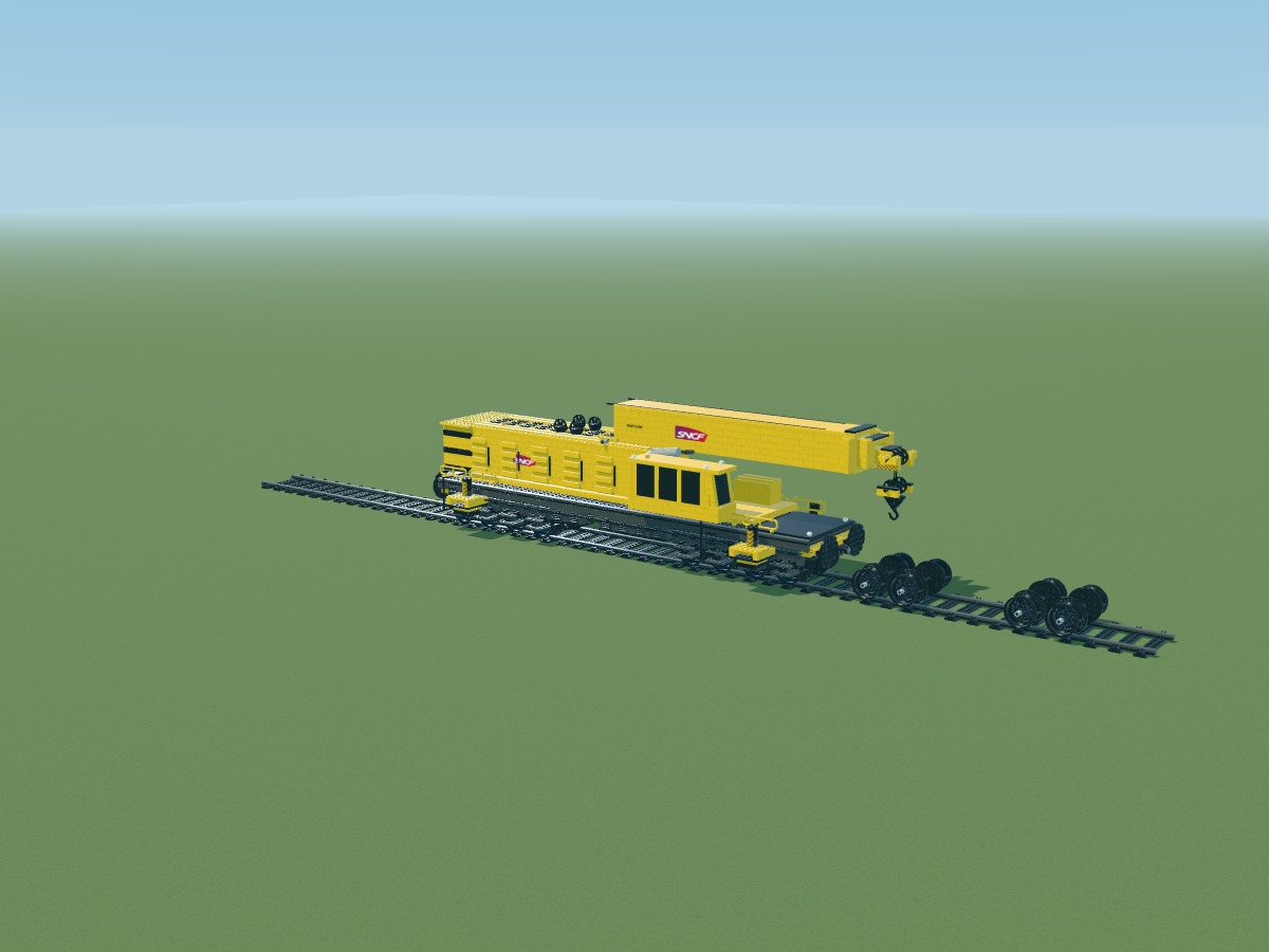Boom-support wagon: flanges and bushes